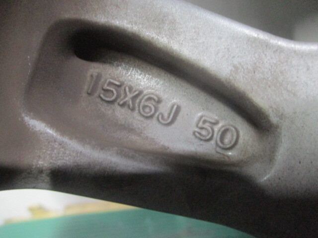 トヨタ エスクァイア ハイブリッド DAA-ZWR80G 純正 ホイール 2本 6J×15 +50 114.3 5穴 ＊個人宅配送不可＊_画像10