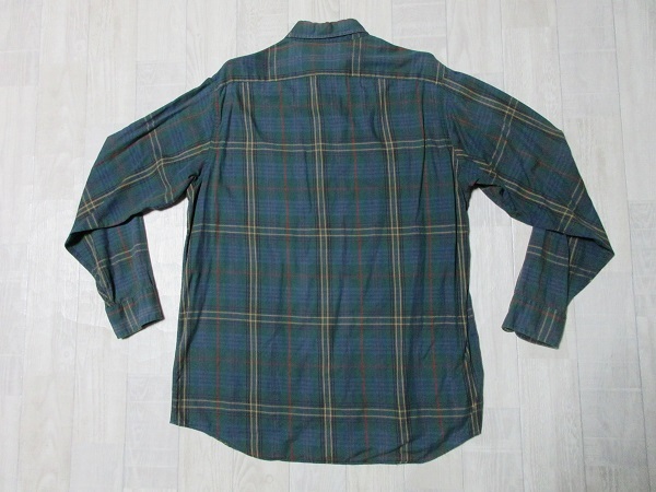 『 送料無(wú)料！』 レア！貴重！★ 90’ｓビンテージ ??《 USA制！》【 L.L.Bean 】コットン100％ 『チェック柄！』長(zhǎng)袖シャツ?M