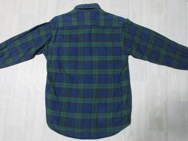『 送料無料！』 レア！貴重！★90’ｓビンテージ ?《 USA制！》【 L.L.Bean 】コットン100％『チェック柄！』長袖ネルシャツ（kids?M）