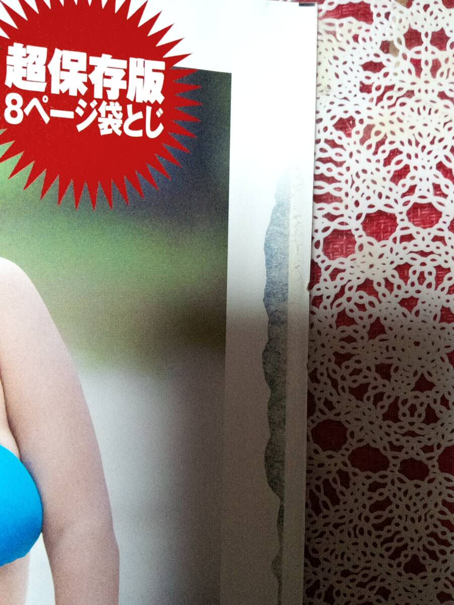 堀江しのぶ 切り抜き 8ページ(袋とじ開封済)2010年の雑誌より 永久不滅の巨乳伝説_画像2