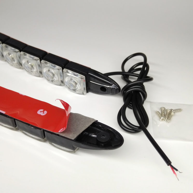 LED подвижный светильник дневной свет белый | ice blue водонепроницаемый 12 полосный автомобиль мотоцикл оборудование орнамент для искривление .. винт . тоже соответствует 12V машина 2 шт бесплатная доставка 
