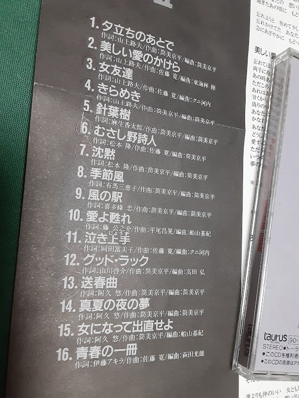 野口五郎◆『A Side Collection II』ユーズドCD_画像4