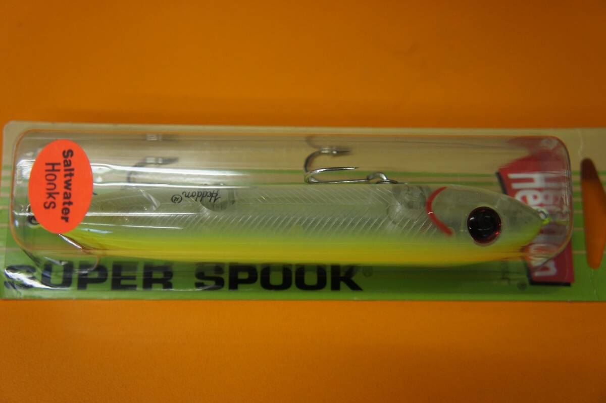 Heddon ヘドン Super Spook スーパースプーク　カラー：Chartreuse Silvrer Insertk