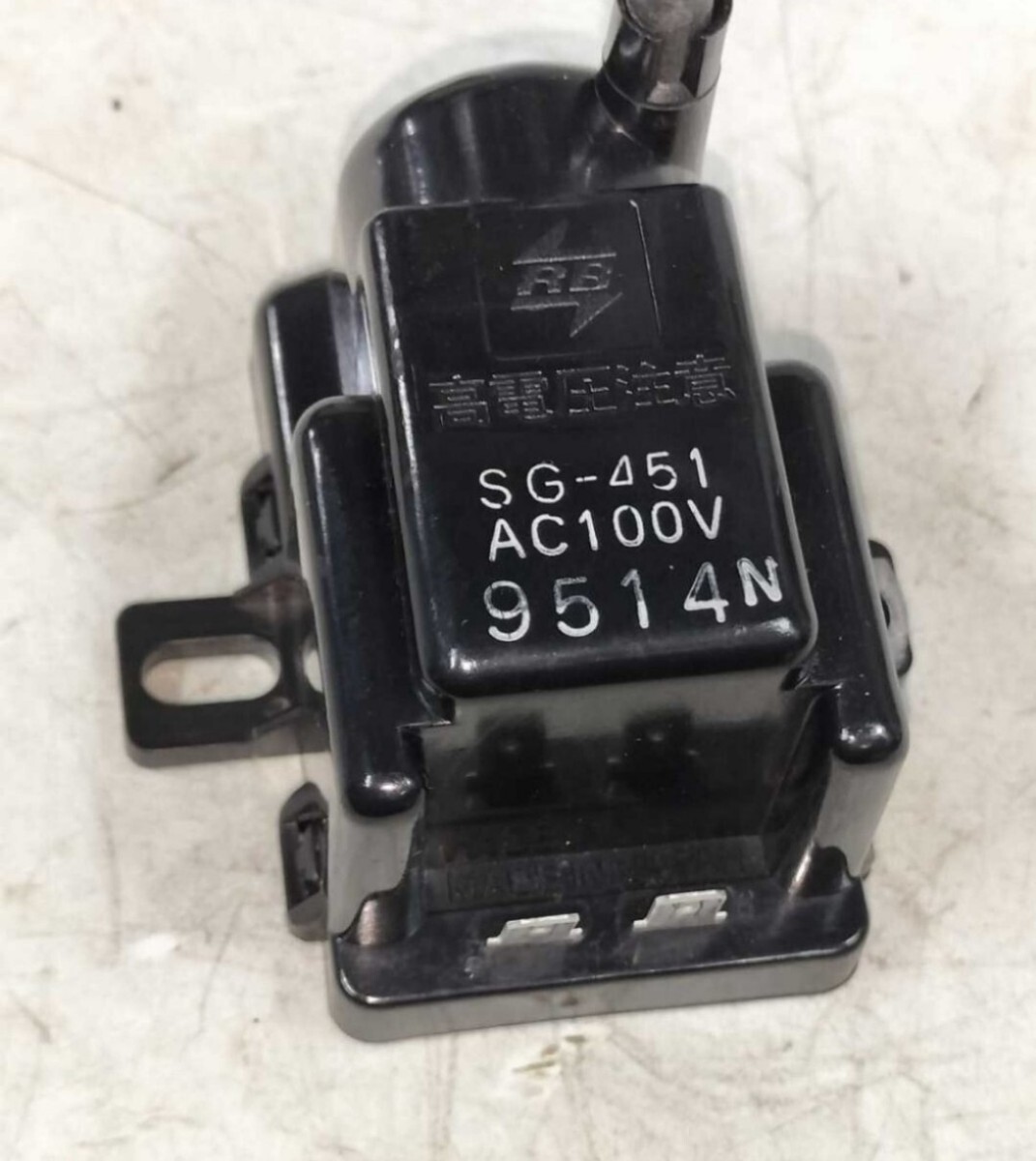 13-〔ストーブ〕リンナイ/點(diǎn)火トランス/イグナイタ/スパーカ-/SG-451/AC100v/動(dòng)作OK!!/中古部品