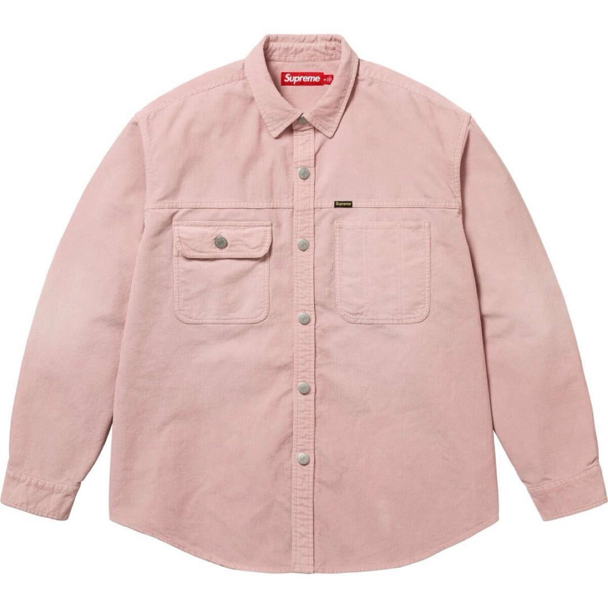 XL)未使用品 25ss Supreme Washed Corduroy Shirt Dusty Pink XL)未使用品 25ss Supreme Washed Corduroy Shirt Dusty Pink