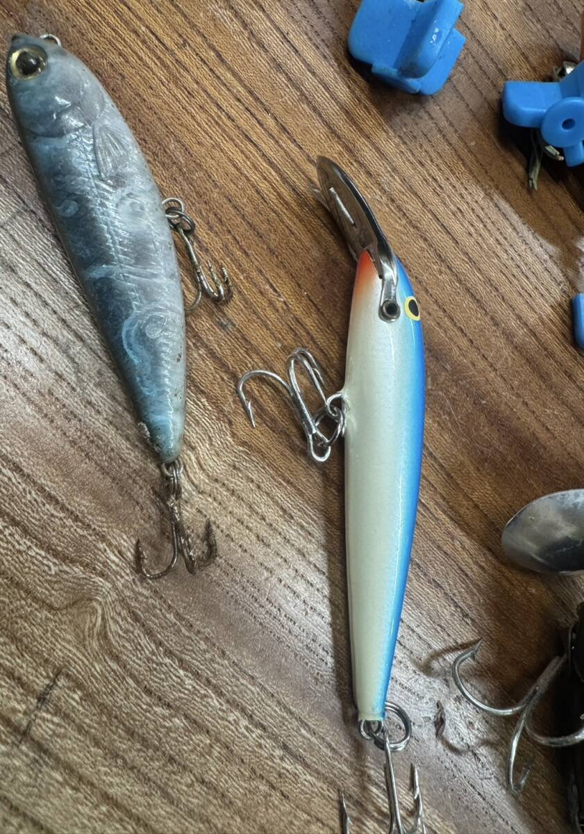 7個セット ルアーセット 20年から30年前の中古ジッターバグ ビンテージ 他色々 畫像判斷 レア ZM2698
