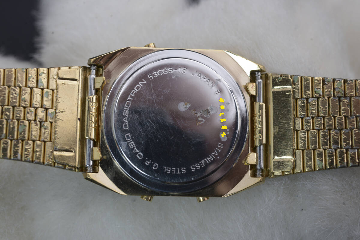 激レア! ☆ CASIO カシオトロン CASIOTRON 53CGS-18 カシオ 激レア! ☆ CASIO カシオトロン CASIOTRON 53CGS-18 カシオ