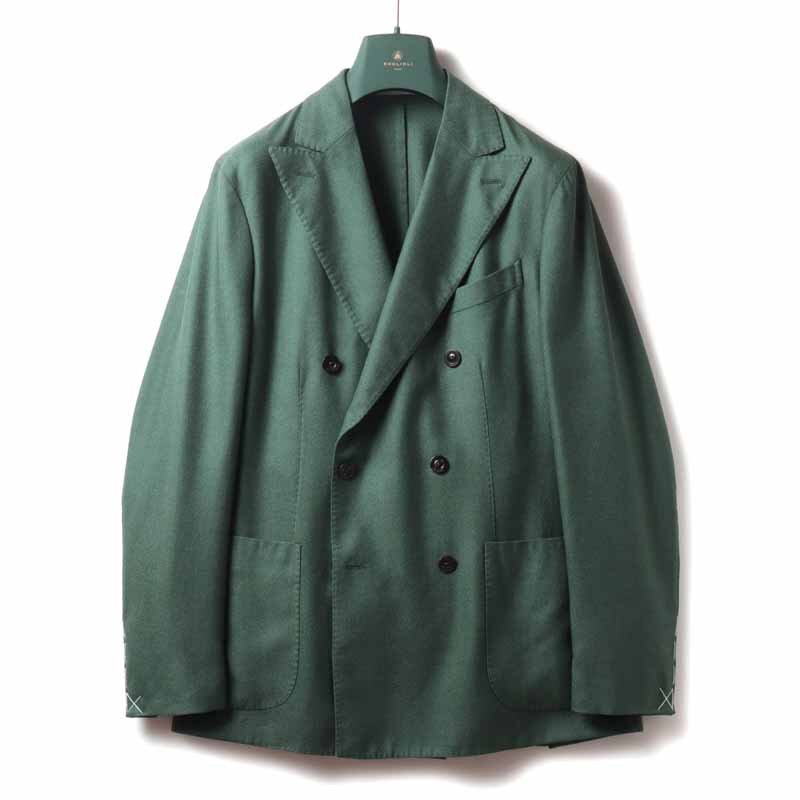 BOGLIOLI(ボリオリ) / ガーメントダイウールシルクホップサック6Bダブルジャケット(K.JACKET) [bgl2450241-46]_画像2