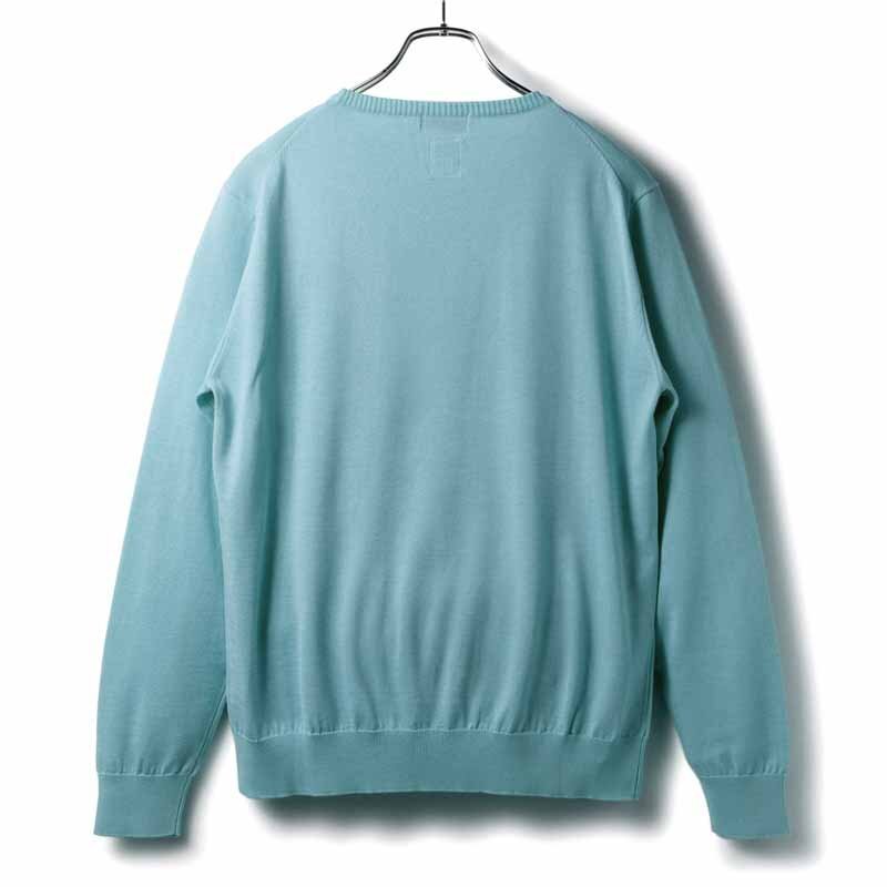 GIM(ジム) / シーアイランドコットン18G長袖クルーネックニット [gim2480028-L]_画像2