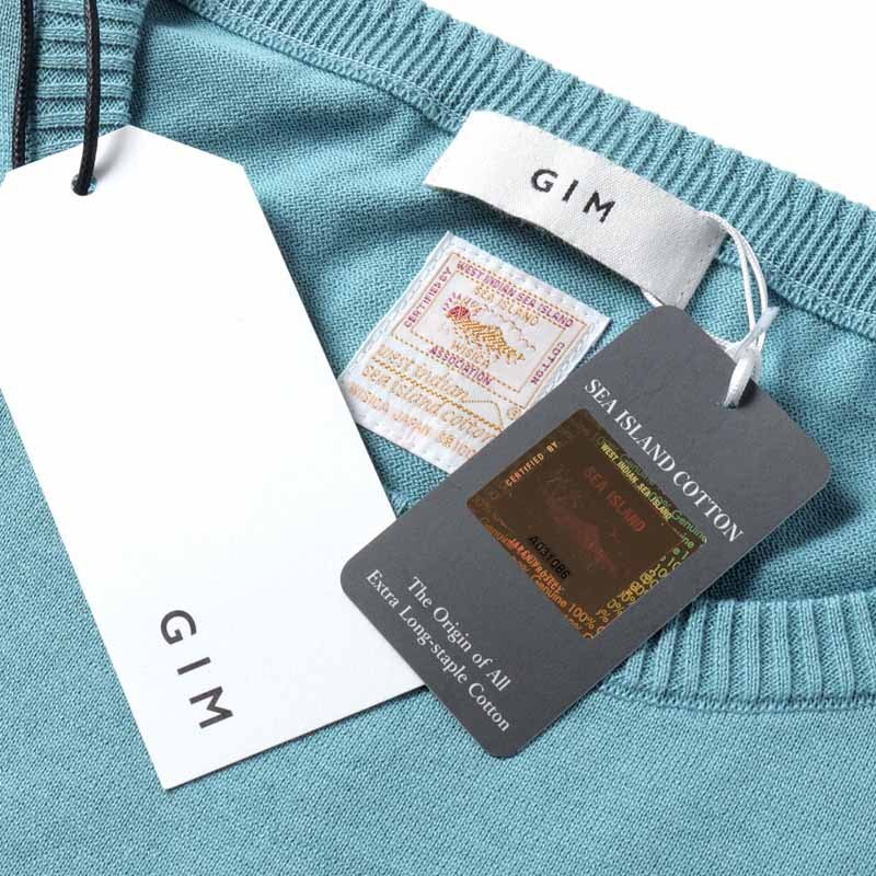 GIM(ジム) / シーアイランドコットン18G長袖クルーネックニット [gim2480028-L]_画像8