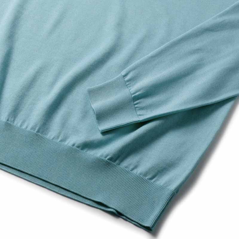 GIM(ジム) / シーアイランドコットン18G長袖クルーネックニット [gim2480028-L]_画像4