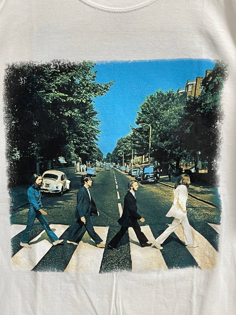 貴重！XXL ビッグサイズ THE BEATLES ザ ビートルズ ABBEY ROAD Tシャツ paul mccartney john lennon george harrison ringo starr_画像2