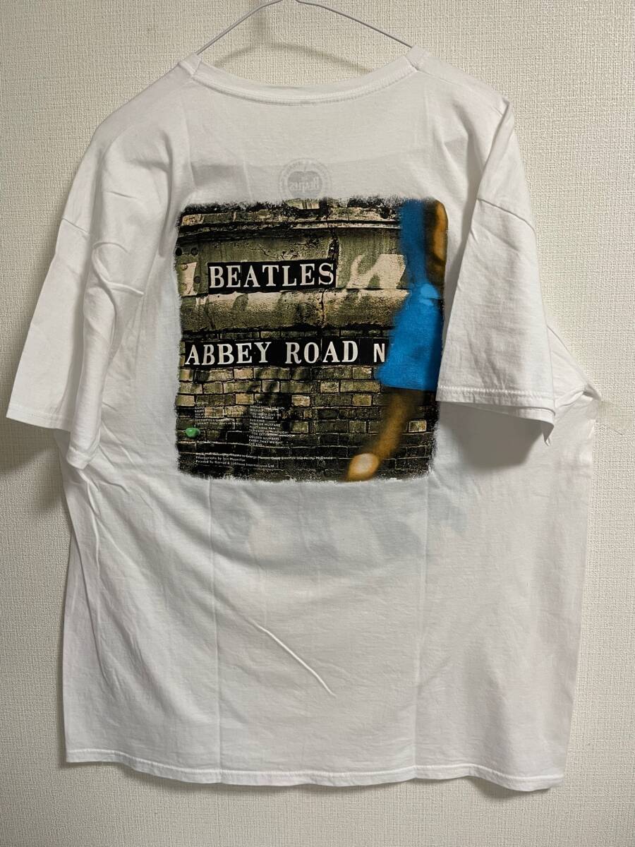 貴重！XXL ビッグサイズ THE BEATLES ザ ビートルズ ABBEY ROAD Tシャツ paul mccartney john lennon george harrison ringo starr_画像3