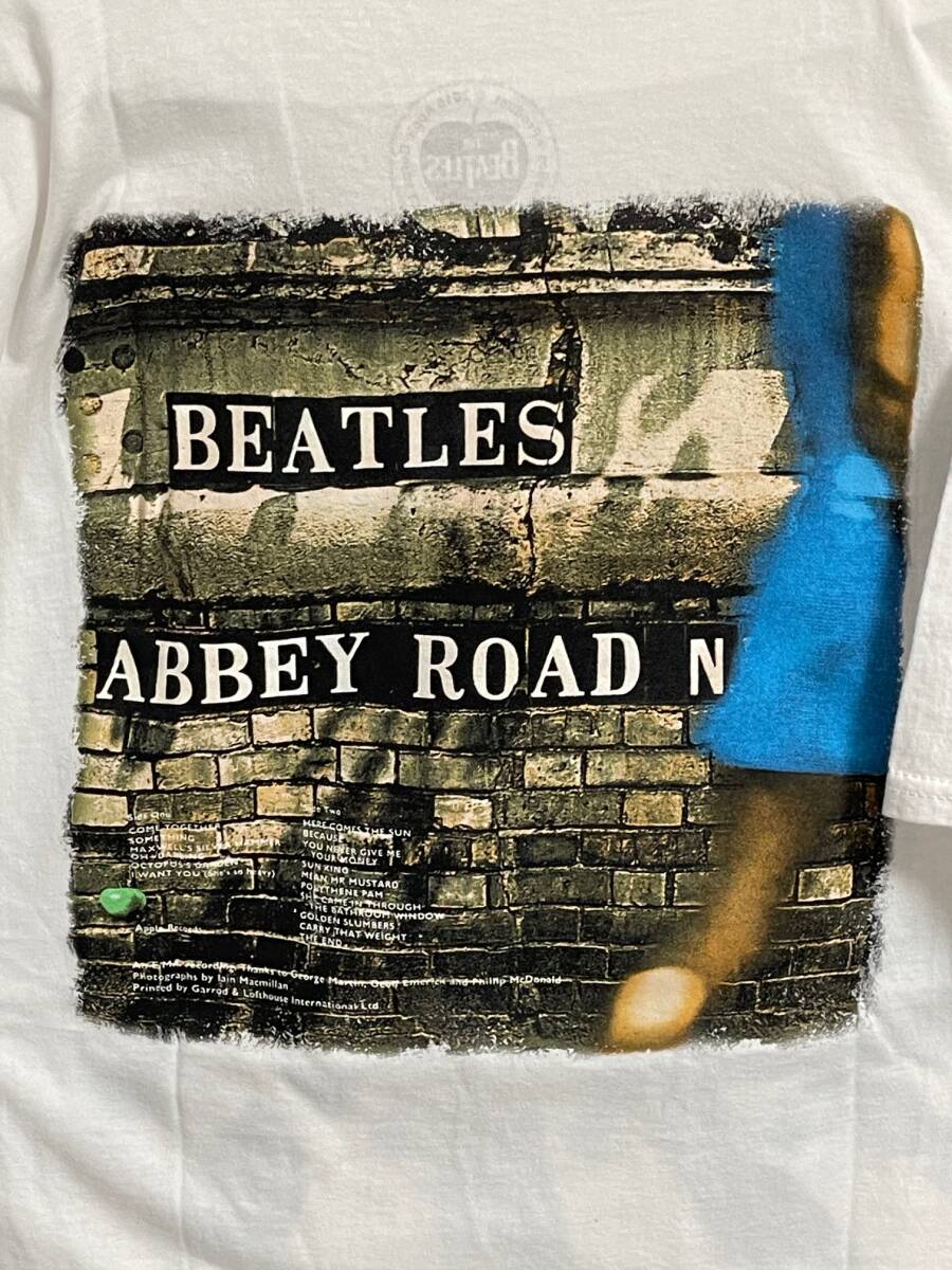 貴重！XXL ビッグサイズ THE BEATLES ザ ビートルズ ABBEY ROAD Tシャツ paul mccartney john lennon george harrison ringo starr_画像4