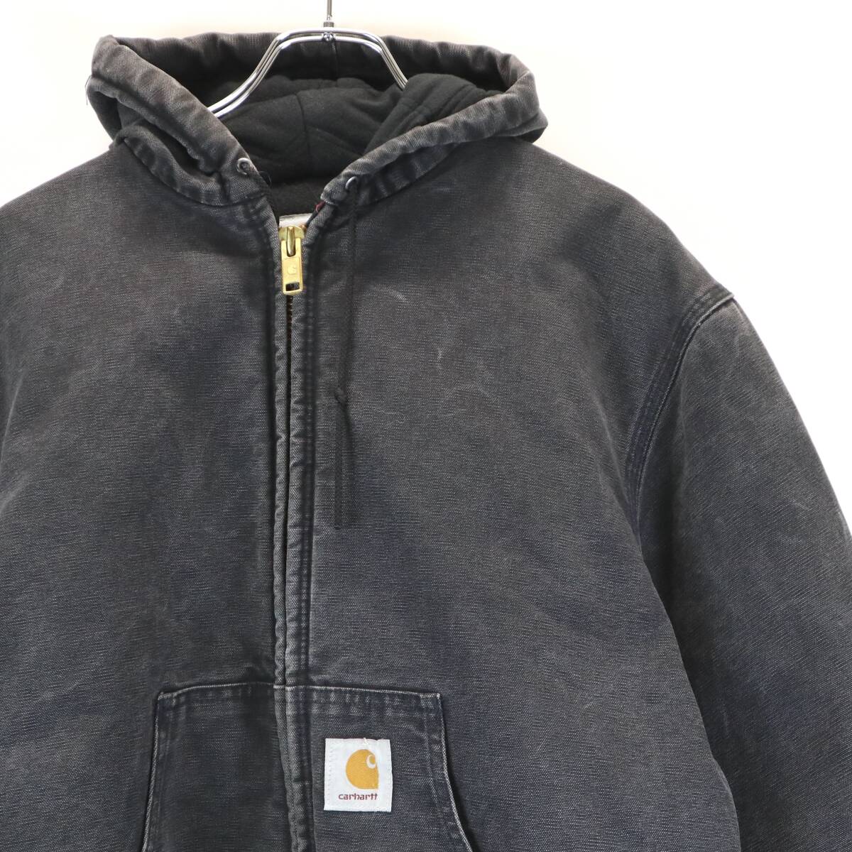 L ブラック 雰囲気系 Carhartt アクティブ ジャケット vintage フェード 野村訓(xùn)市 カーハート active デトロイト モス 80s 90s USA制 黒