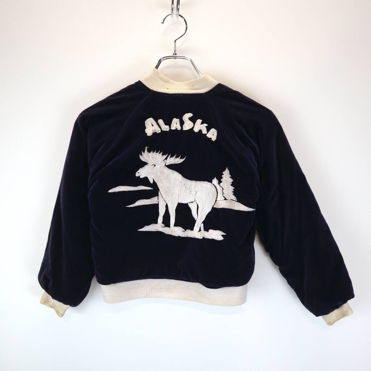 KIDs 50s 60s 別珍 Souvenir jacket キッズ スーベニア ジャケット vintage ヴィンテージ ALASKA アラスカ スカジャン 美品 オリジナル 幻