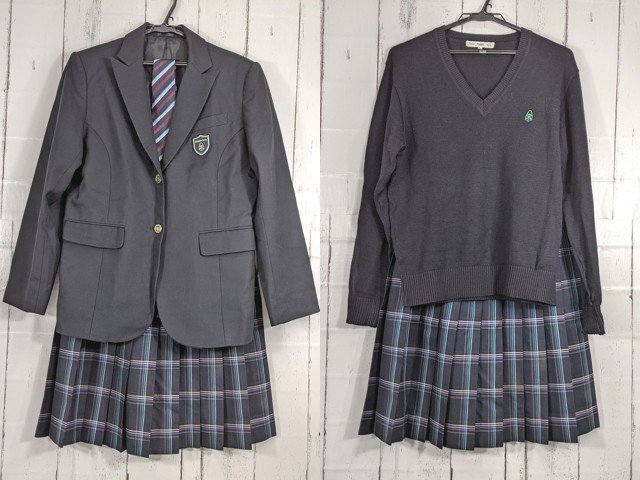 as423】神奈川県 横浜翠陵高校 女子用 学生服 制服 ブレザー+ as423】神奈川県 横浜翠陵高校 女子用 学生服 制服 ブレザー+