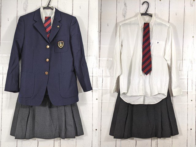 as578】愛知県 名古屋国際高校 女子用 学生服 制服 校章付き as578】愛知県 名古屋国際高校 女子用 学生服 制服 校章付き
