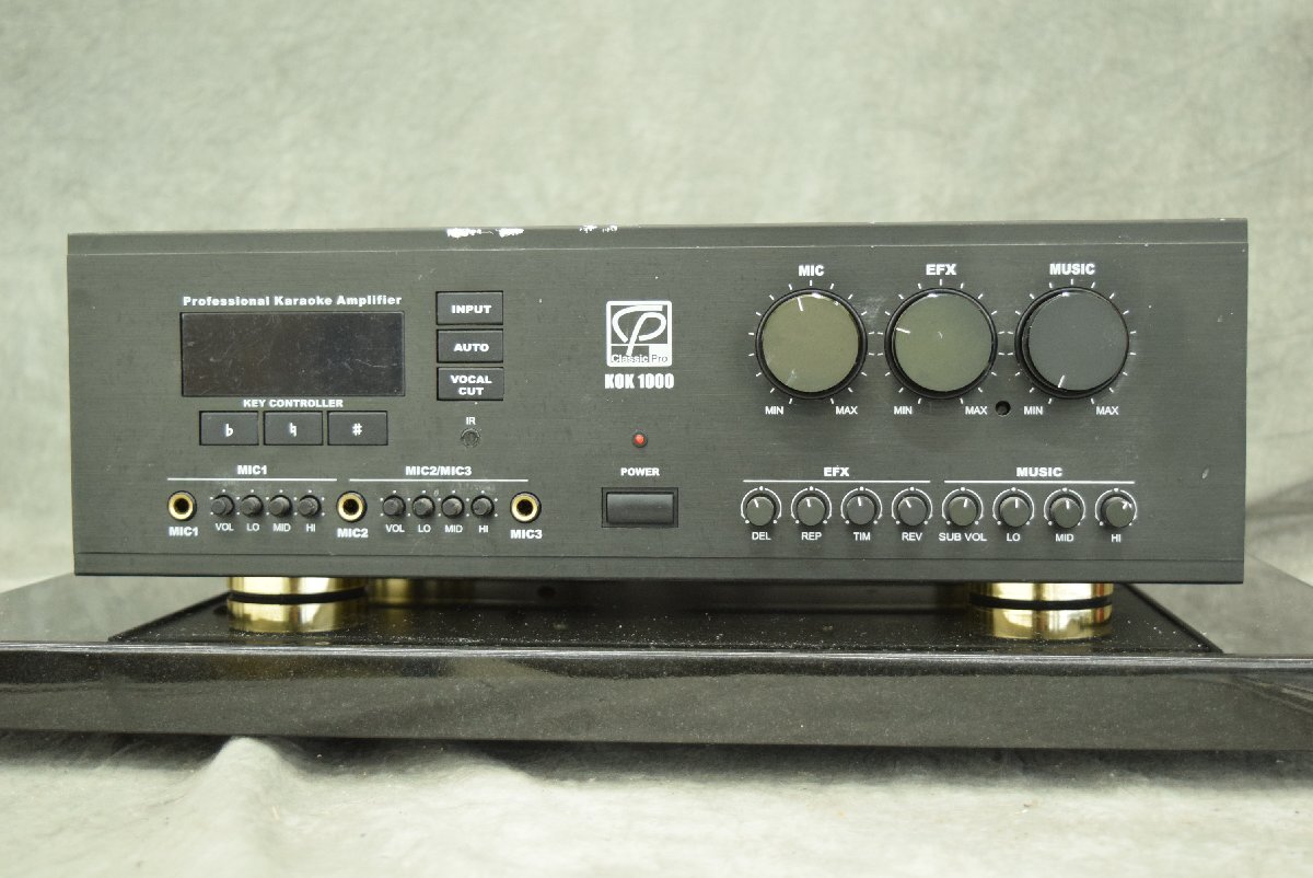 C】Classic Pro KOK1000 カラオケアンプ クラシックプロ 223355 C】Classic Pro KOK1000 カラオケアンプ クラシックプロ 223355