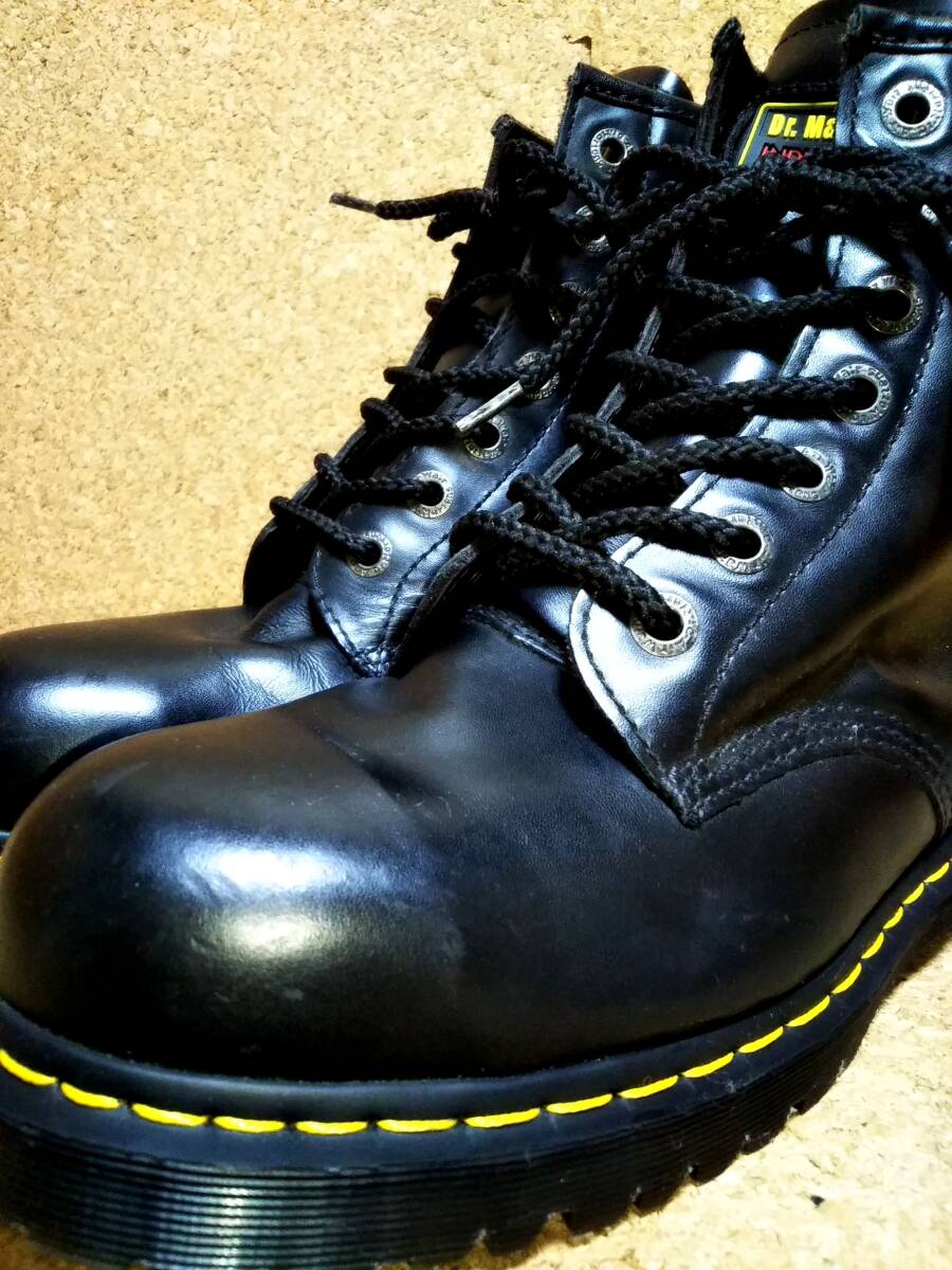 Dr.MARTENS】ドクターマーチン 7B10 スチールトゥ 7ホールブーツ Dr.MARTENS】ドクターマーチン 7B10 スチールトゥ 7ホールブーツ