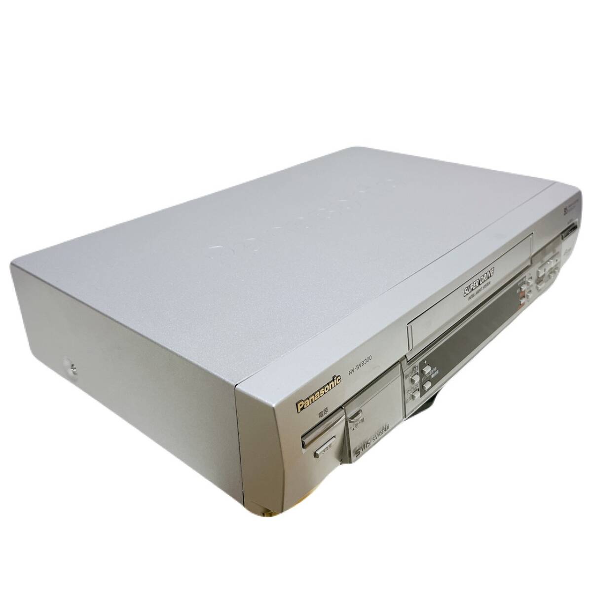 T07122520 【整備品】 Panasonic パナソニック ビデオデッキ SVHS NV-SVB300 リモコン付 ケーブル付 取扱説明書付