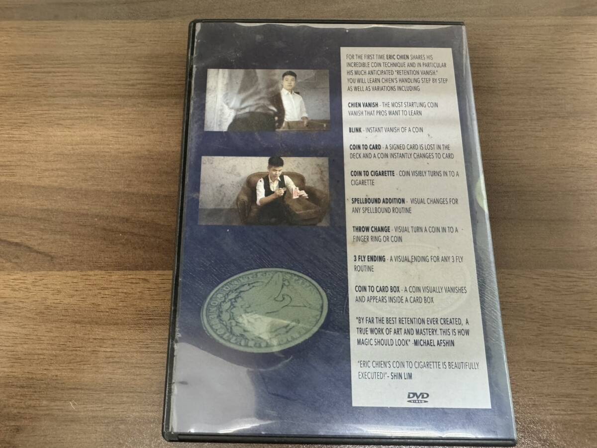 [D241]Vortex Magic Presents COIN by Eric Chien Eric * чейнджер DVD фокус Magic Trick монета Magic 