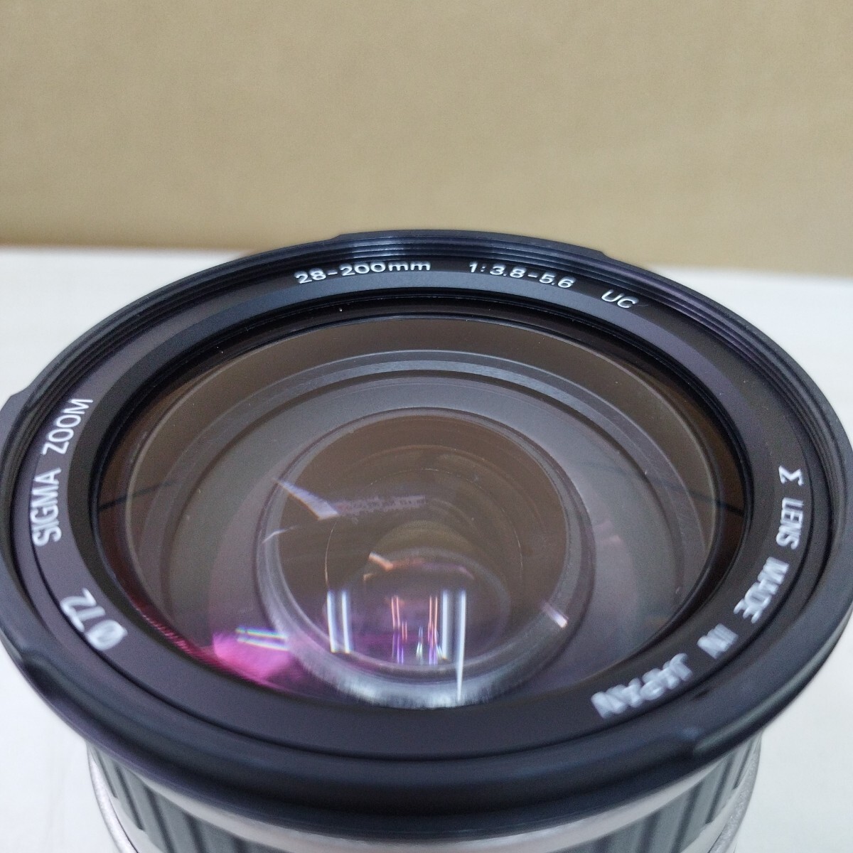SIGMA ZOOM 28 - 200mm 1:3.8-5.6 UC Φ72 Sigma объектив Canon для не проверка LENS 2588
