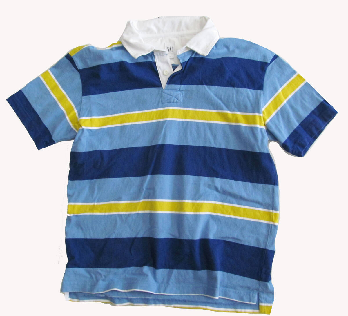 美品 GAP ギャップ 半袖 ラガーシャツ M F06