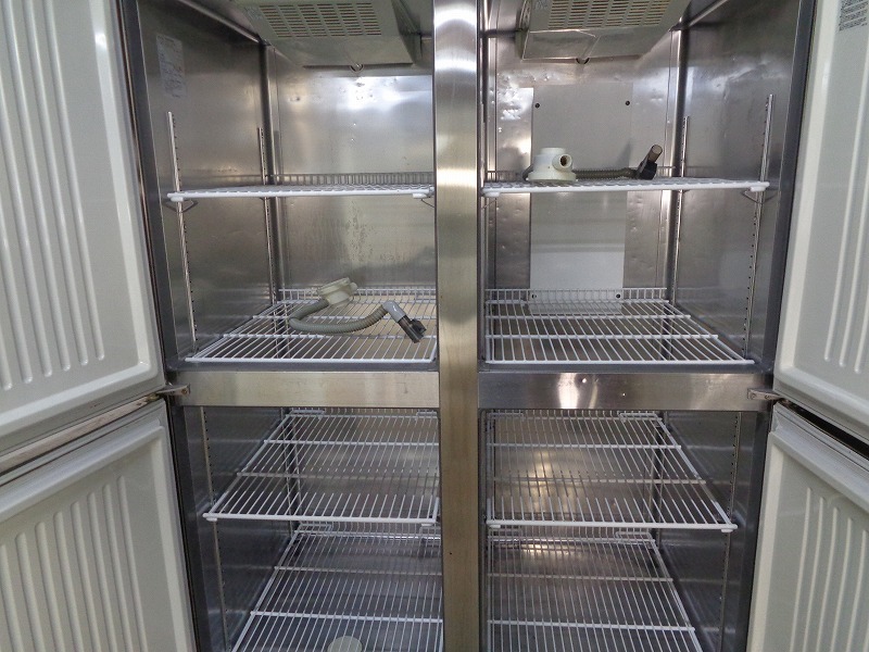 ★※◆CJ0301 | 縦型4面冷凍冷蔵庫(2凍2蔵) 2019年制 ARD-122PM-D フクシマ 3相200V W1200XD800XH1920mm 業(yè)務用 中古