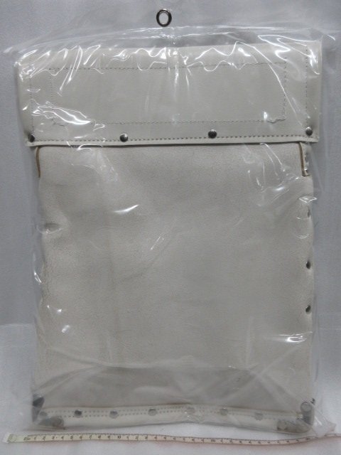 だるま 白エバ皮 仮枠 釘袋 品番 No38-S2 腰袋 ツールポーチ ツールバック 大工 建筑 建設(shè) 仮枠 型枠 職人 外壁 サイディング リフォーム　