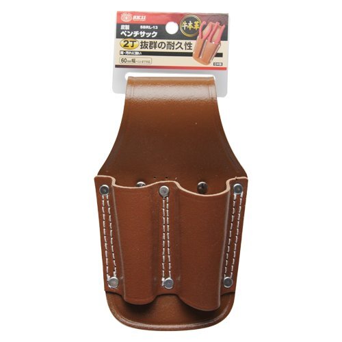 藤原産業(yè) SK11 ペンチサック２丁 SBRL-13 用途 ペンチ ドライバー 等の 道工具類 の 収納 本革使用で丈夫で長持ち、使うほどになじみます