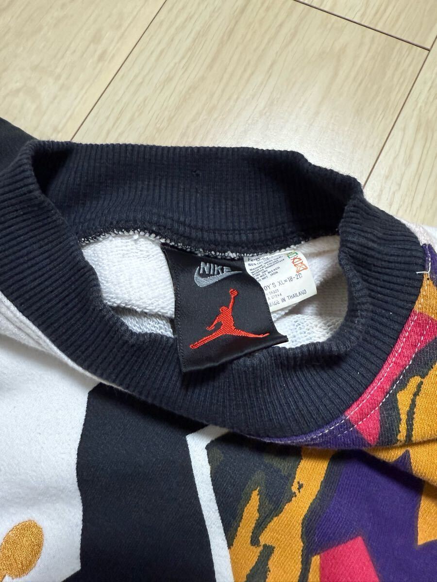 レア90s NIKE ビンテージ エアジョーダン トレーナーサイズL レア90s NIKE ビンテージ エアジョーダン トレーナーサイズL