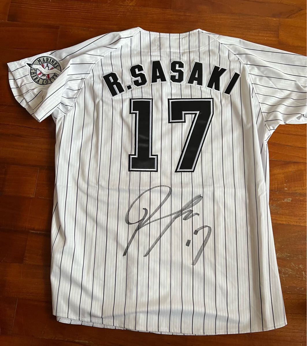 MLB Tokyo series ドジャース ロッテ 佐々木朗希 直筆サイン入り MLB Tokyo series ドジャース ロッテ 佐々木朗希 直筆サイン入り