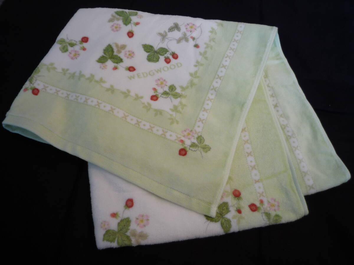 WEDGWOOD　ウェッジウッド 　ワイルドストロベリー 　バスタオル　タオル　60×120