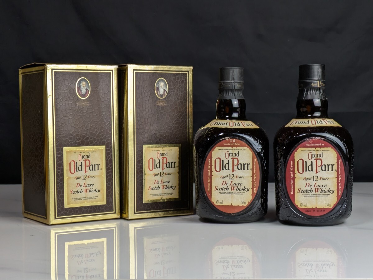 2本 Old Parr 12年 43% 750ml ウイスキー グランド オールドパー 2本 Old Parr 12年 43% 750ml ウイスキー グランド オールドパー