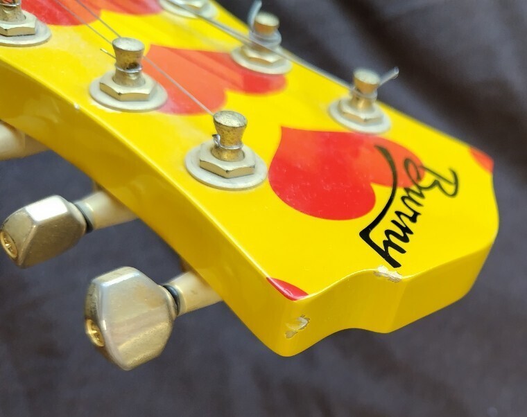 Burny MG-Jr. hide イエローハート Yellow Heart FERNANDES Burny MG-Jr. hide イエローハート Yellow Heart FERNANDES
