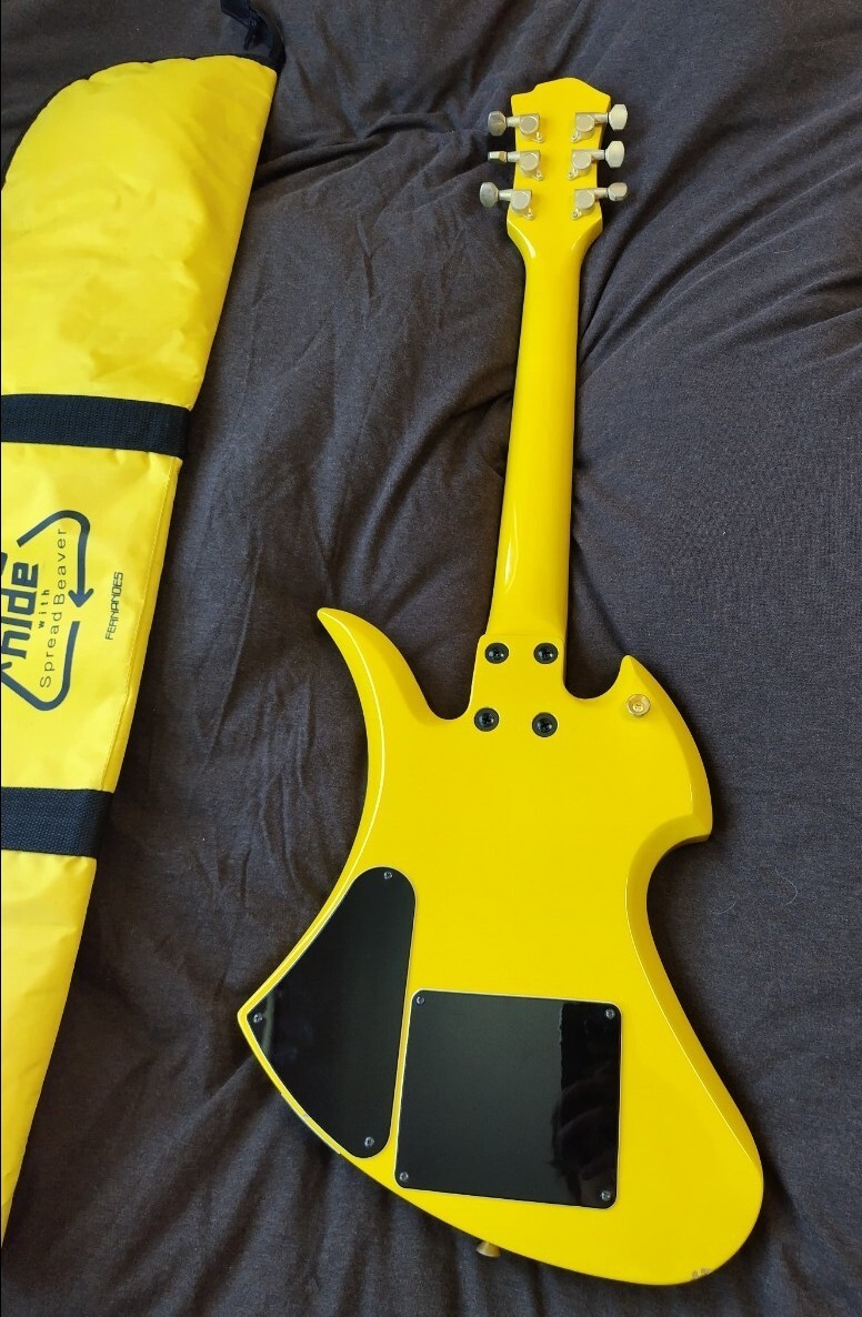 Burny MG-Jr. hide イエローハート Yellow Heart FERNANDES Burny MG-Jr. hide イエローハート Yellow Heart FERNANDES