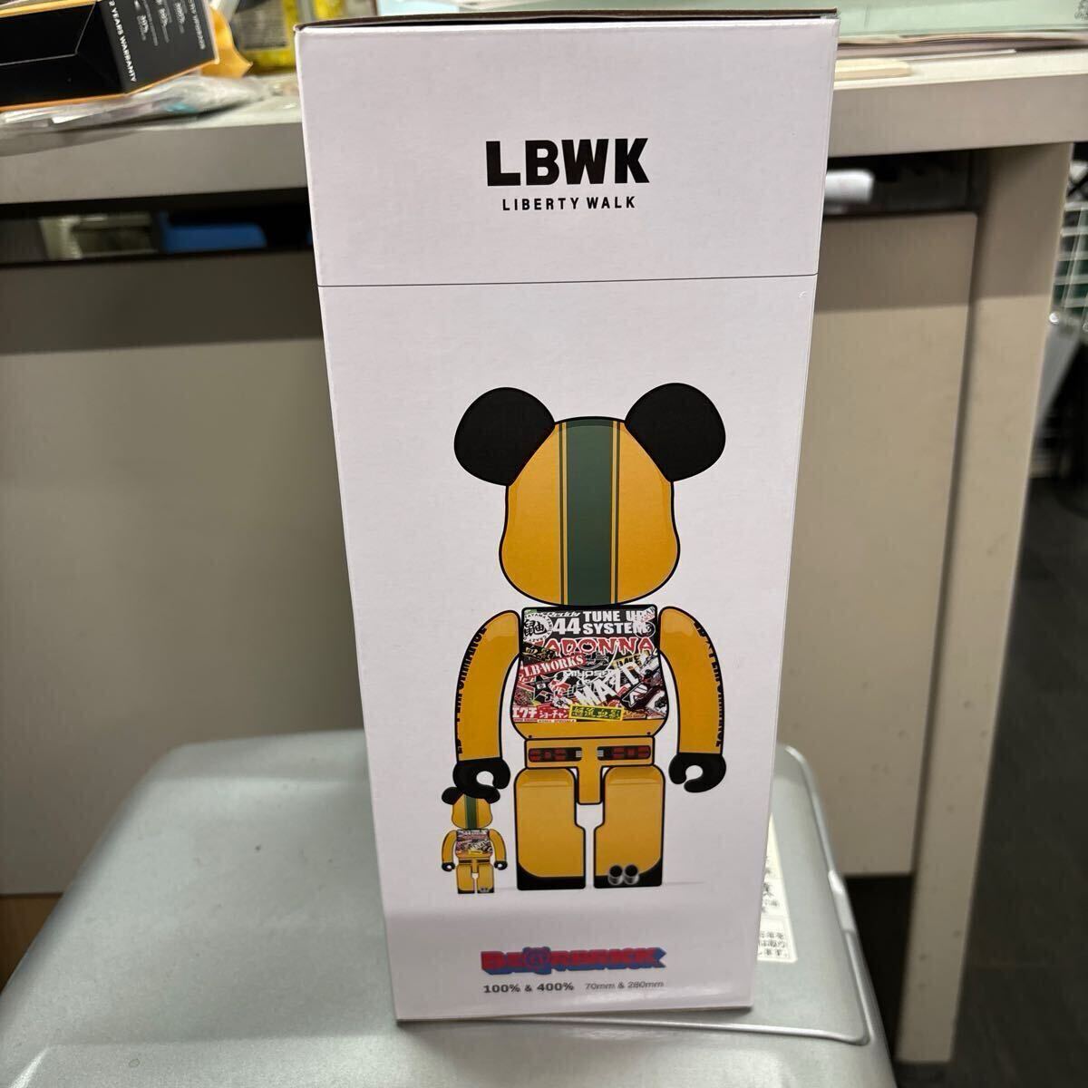 BE@RBRICK リバンナくん 400% 100% ベアブリック リバティー BE@RBRICK リバンナくん 400% 100% ベアブリック リバティー