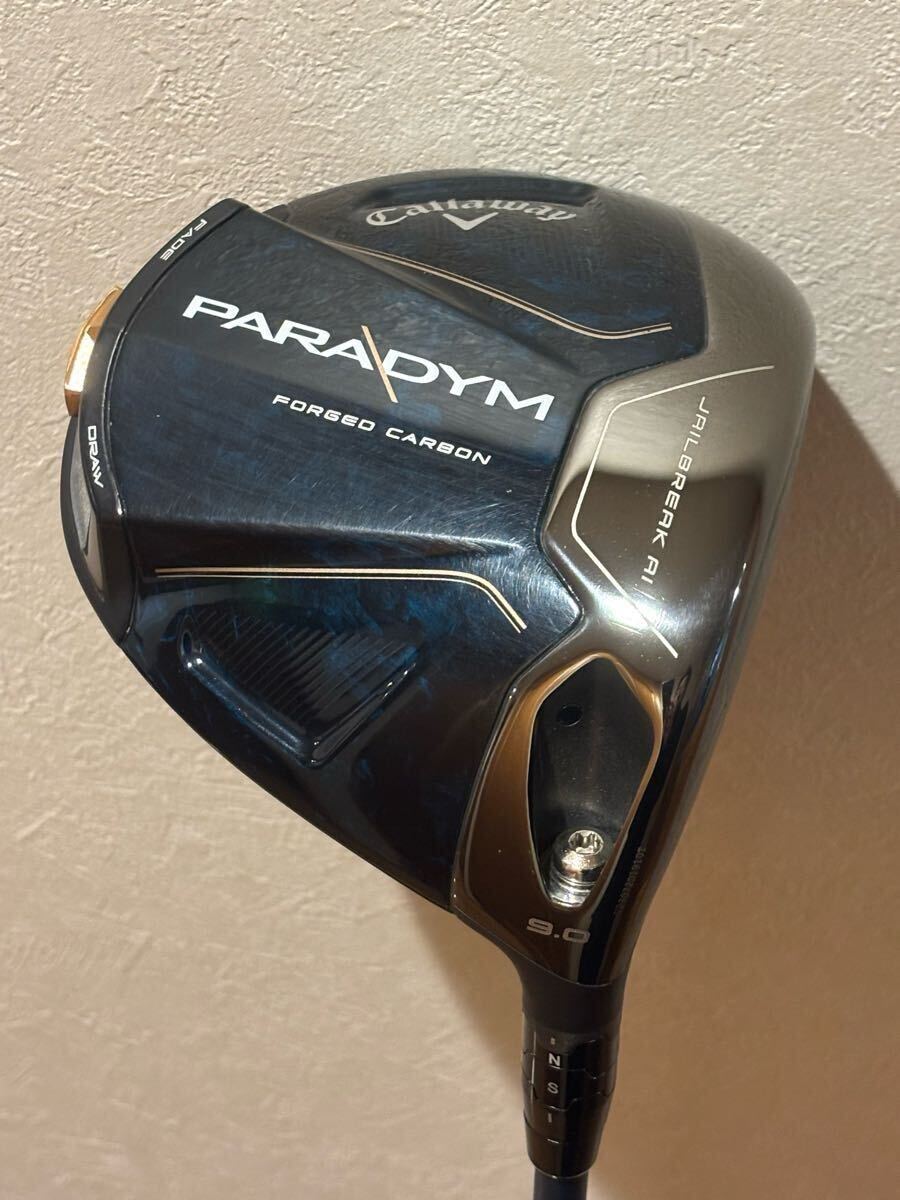 キャロウェイ　 PARADYM パラダイム ドライバー　9° S VENTUS TR5 for Callaway