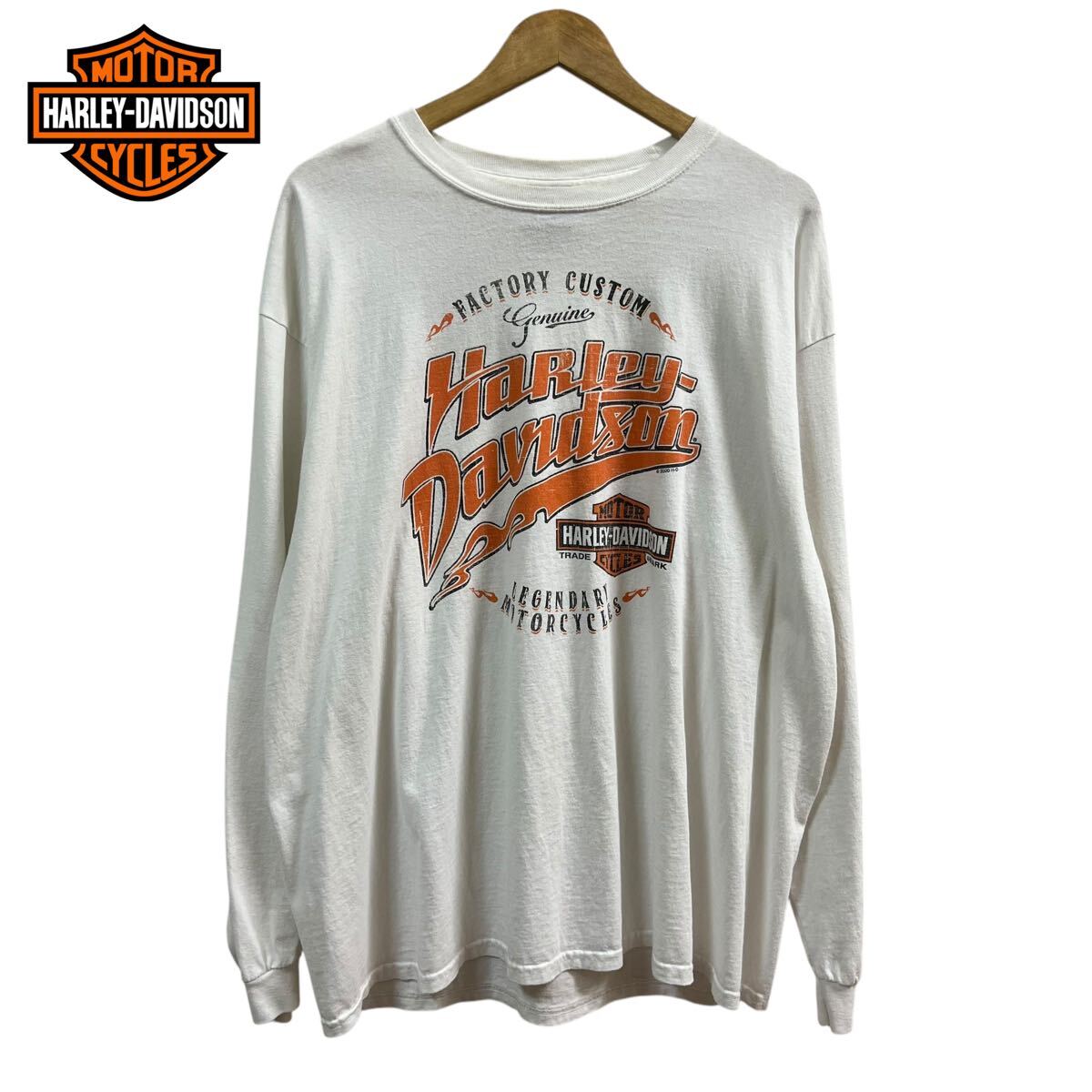Harley-Davidson ロンTee USA古着 洗濯済 ハーレーダビッドソン Harley-Davidson ロンTee USA古着 洗濯済 ハーレーダビッドソン