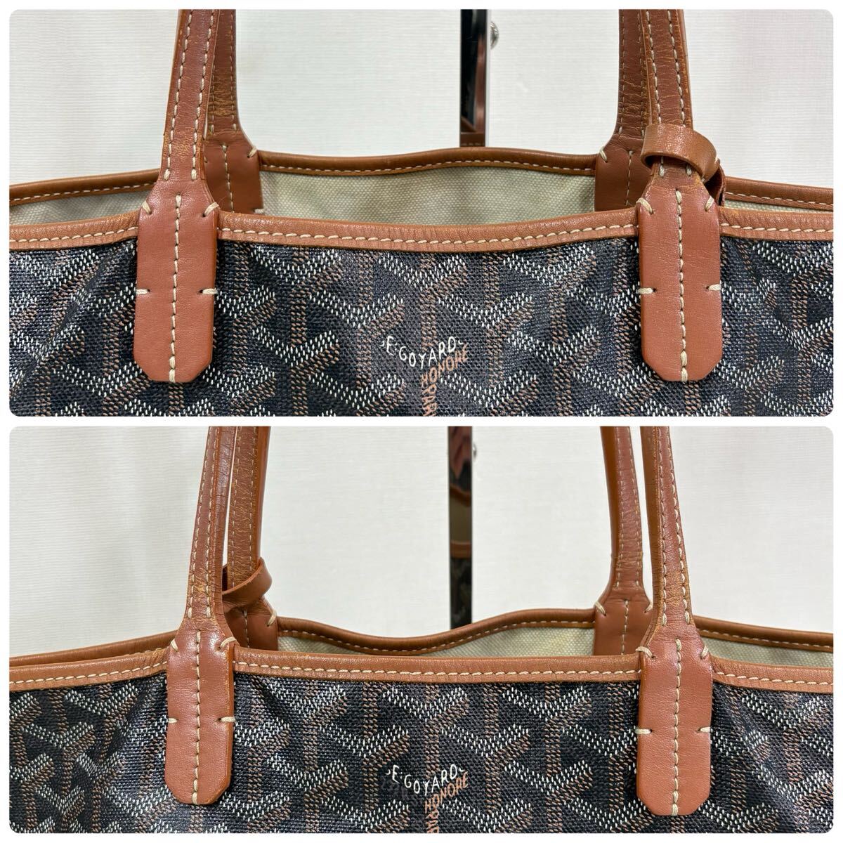 GOYARD ゴヤール サンルイPM トートバッグ ポーチ付き A4収納ok GOYARD ゴヤール サンルイPM トートバッグ ポーチ付き A4収納ok