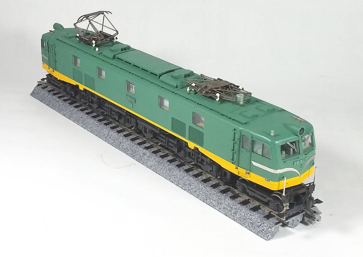 16番(HO) EF58形 電気機関車 小窓 青大将色 (カンタムサウンド