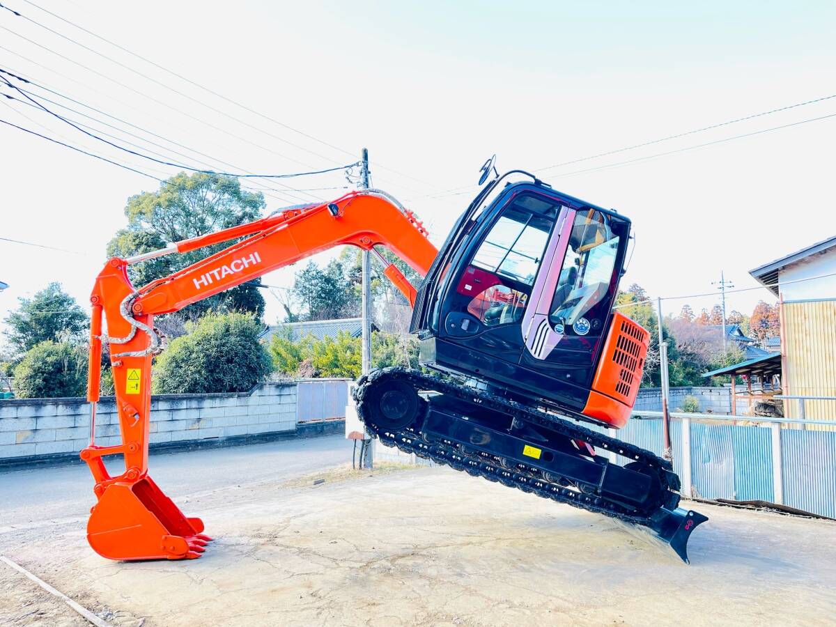 日立 HITACHI ZX75US-3 往復配管・ハイスピー・バックカメラ 日立 HITACHI ZX75US-3 往復配管・ハイスピー・バックカメラ