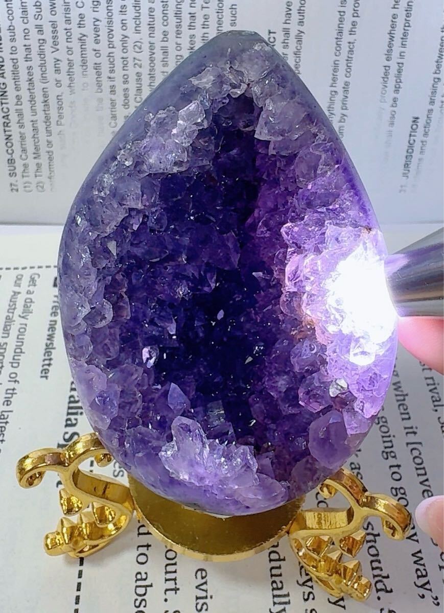 SS-0151天然石 恐龍卵 アメジスト クラスター Amethyst 紫水晶 SS-0151天然石 恐龍卵 アメジスト クラスター Amethyst 紫水晶
