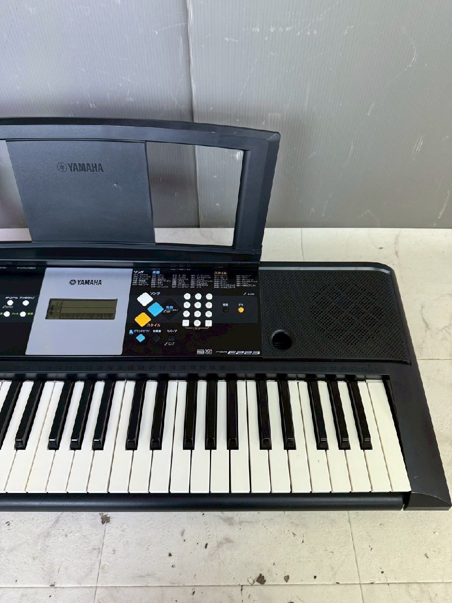 NA030264◇YAMAHA ヤマハ◇電子キーボード PSR-E223 譜面台 AC NA030264◇YAMAHA ヤマハ◇電子キーボード PSR-E223 譜面台 AC
