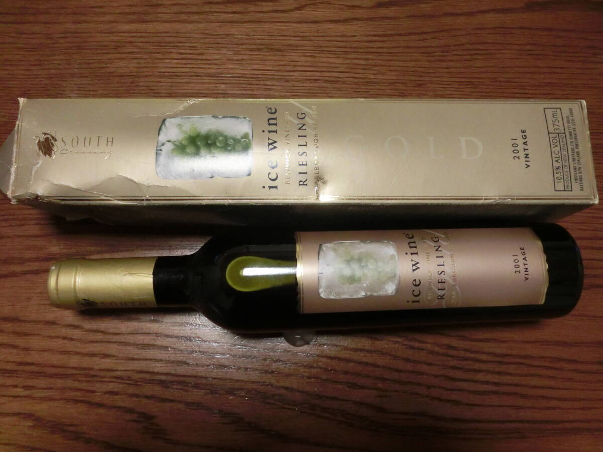 未開封＊自宅保管＊Riesling＊Ice Wine＊2001年VINTAGE＊GOLD＊ニュージーランド＊10.5% ALC VOL＊NEW ZEALAND＊375ml＊0325-03