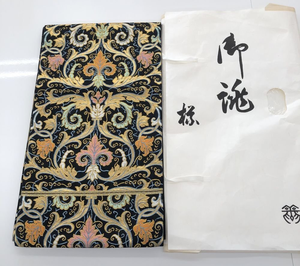 ○未使用極上品 龍村美術織物 龍村 袋帯 たつむら アカンサス ○未使用極上品 龍村美術織物 龍村 袋帯 たつむら アカンサス