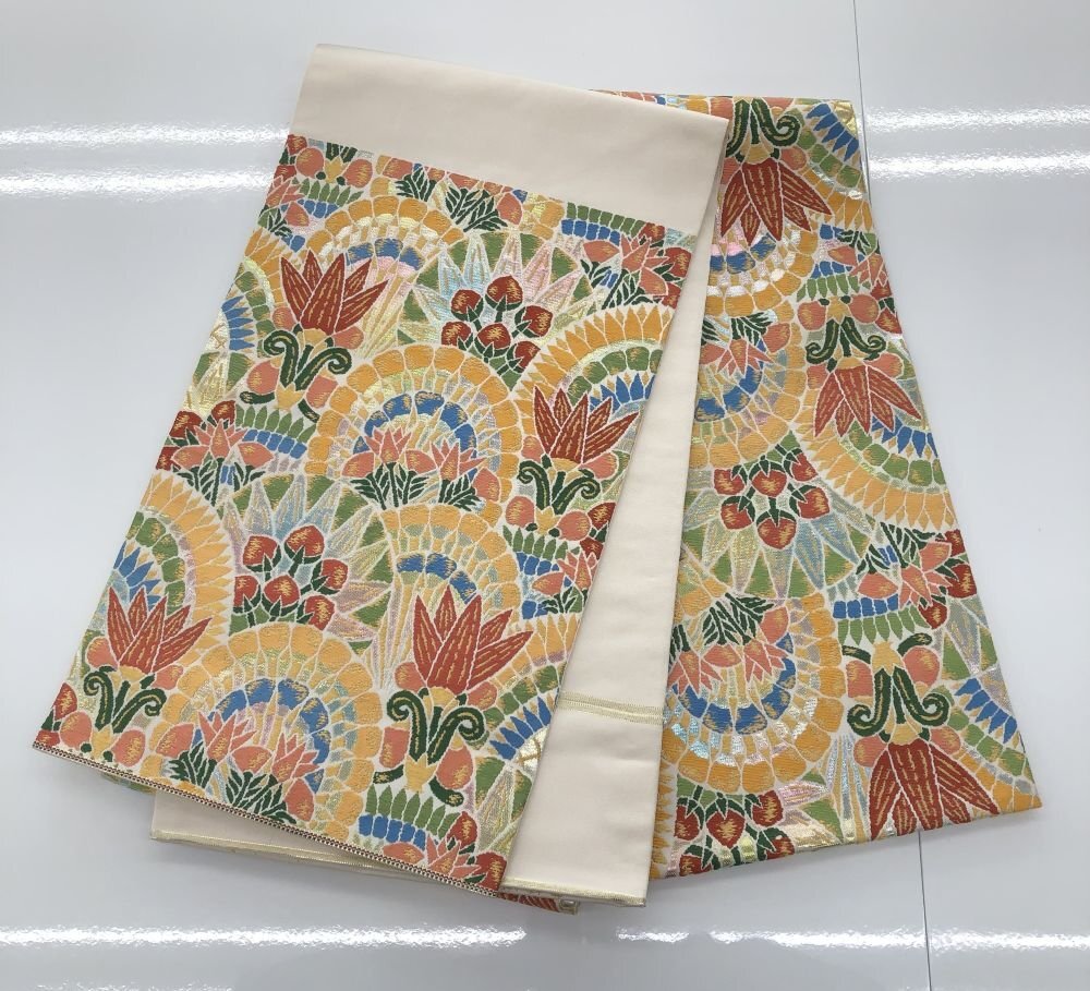 ○未使用極上品 龍村美術織物 たつむら 袋帯 豊花楽園錦 金銀糸 ○未使用極上品 龍村美術織物 たつむら 袋帯 豊花楽園錦 金銀糸