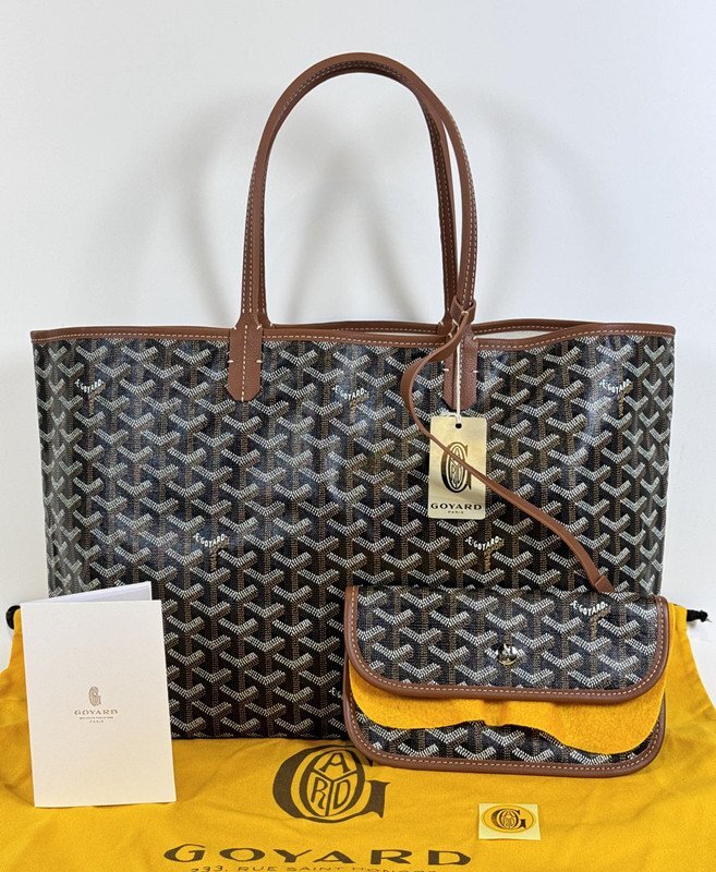 1000円 極美品】Goyard ゴヤール サンルイGM PVCキャンバス 1000円 極美品】Goyard ゴヤール サンルイGM PVCキャンバス