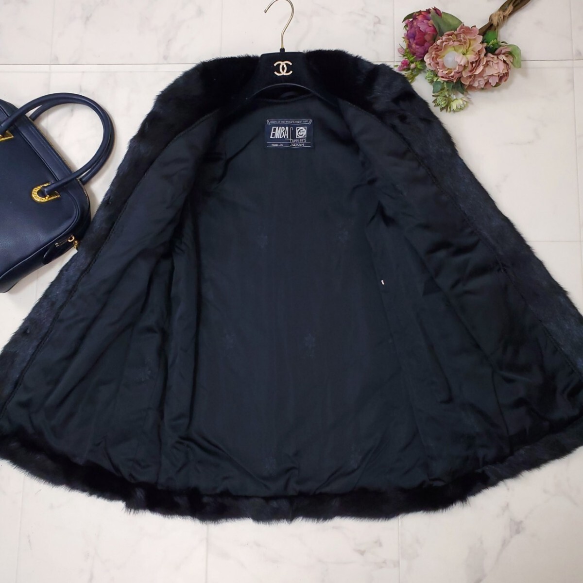 新品同様*最高級毛皮☆エンバ EMBA☆ミンク*MINK☆りぼん*リアル 新品同様*最高級毛皮☆エンバ EMBA☆ミンク*MINK☆りぼん*リアル